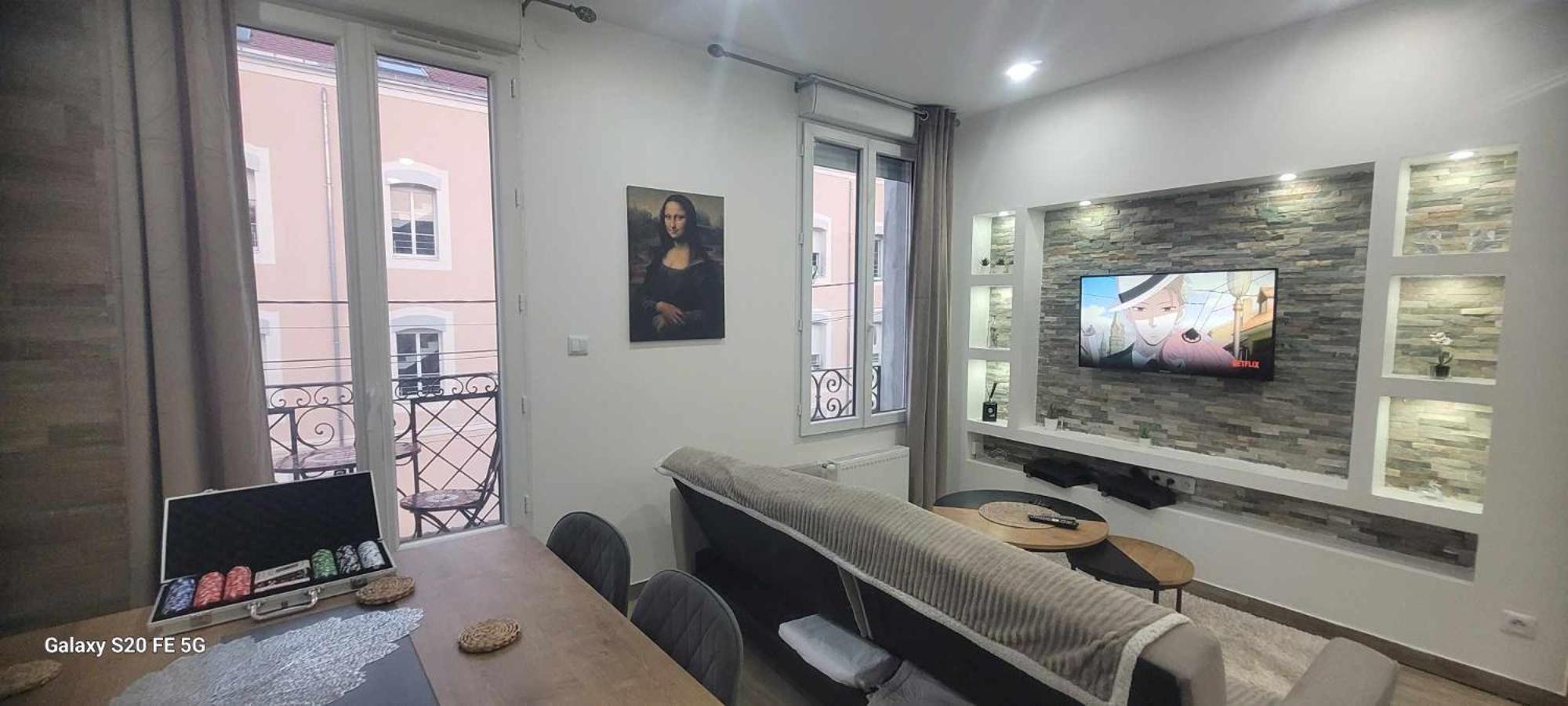 Les Suite Appartement A Chalon Sur Saone Oda fotoğraf