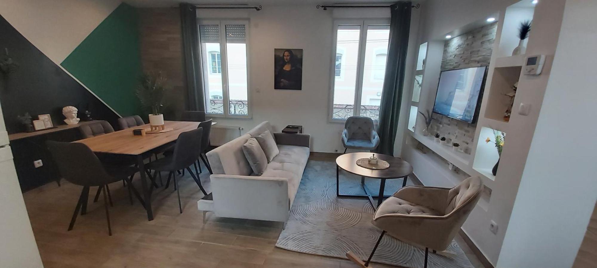 Les Suite Appartement A Chalon Sur Saone Oda fotoğraf