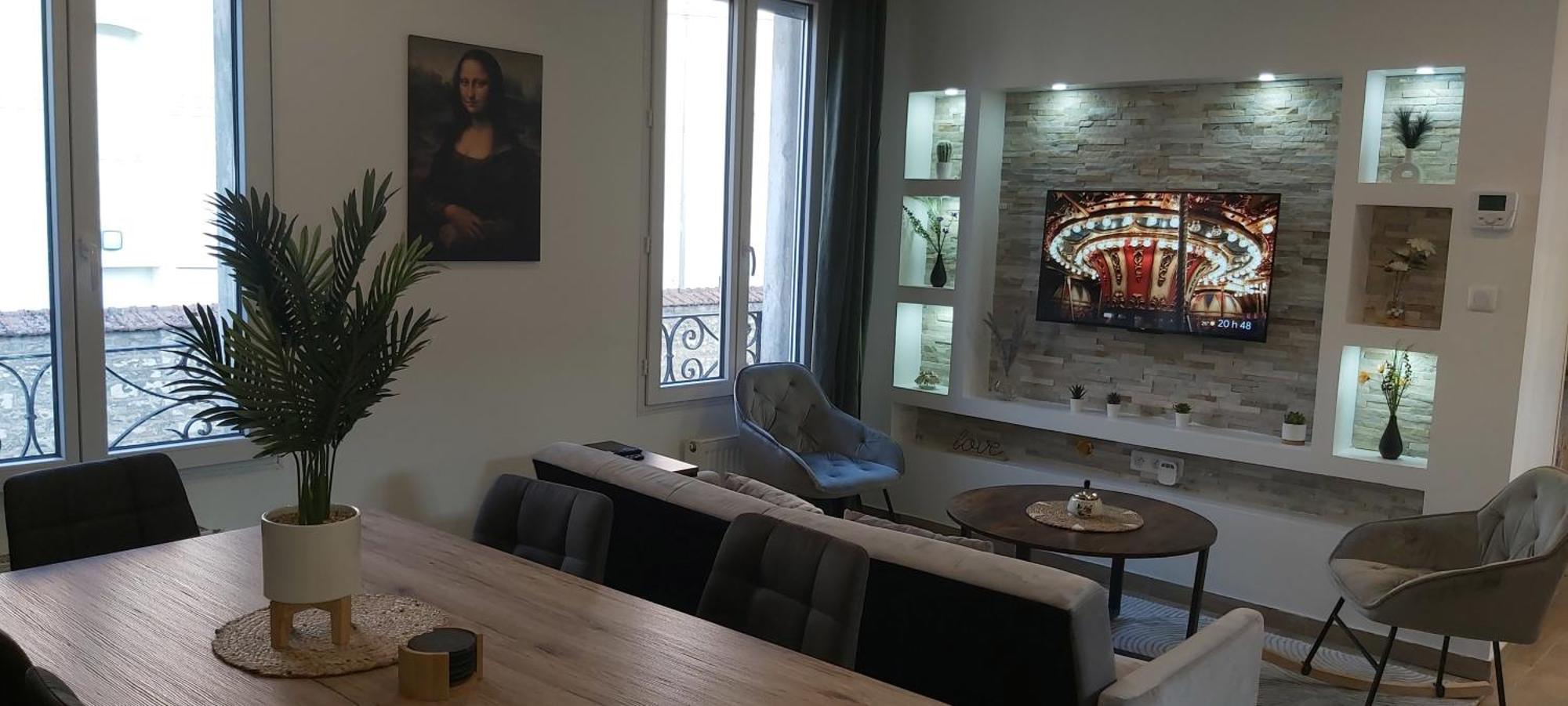 Les Suite Appartement A Chalon Sur Saone Oda fotoğraf