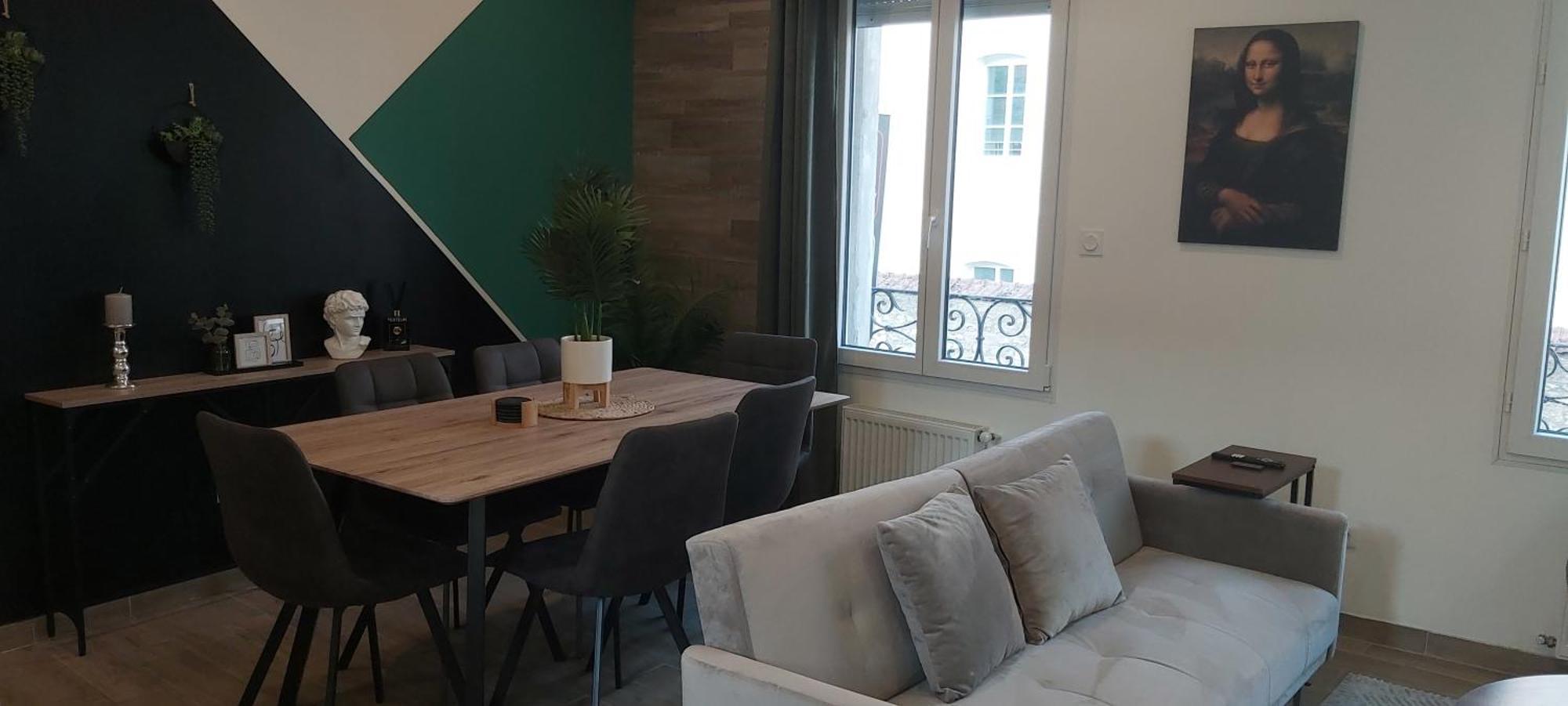 Les Suite Appartement A Chalon Sur Saone Oda fotoğraf